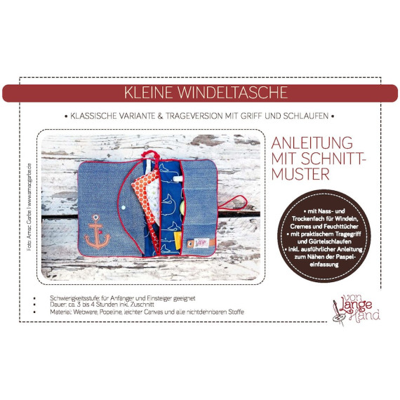 Ebook - Kleine Windeltasche + Gratis Wickelunterlage